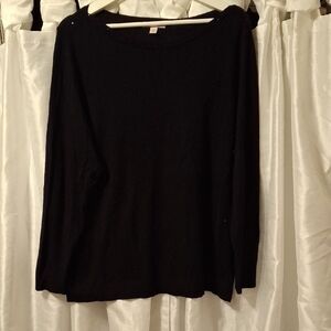 Dress Barn Classic Black Long Sleeve Sweater 2X